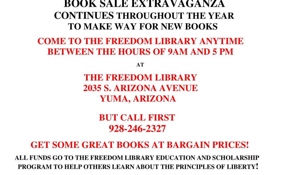 Freedom Library Book Sale